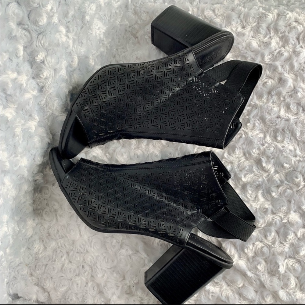 Kenneth Cole open toe sling backs